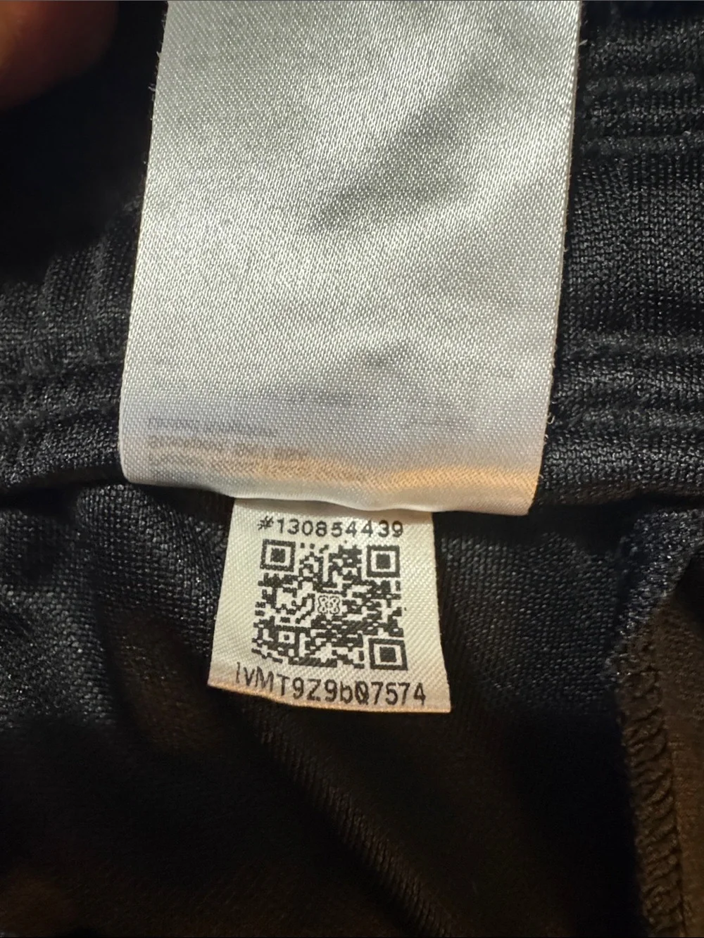 Men’s adidas Black Joggers with White Stripe Accents size XL